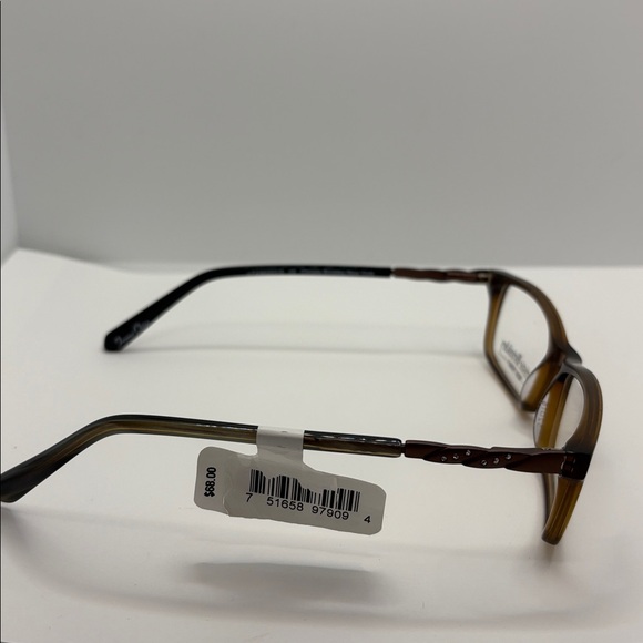 Christie Brinkley NEW YORK brown gem eyeglasses demo frame 52-16-135 - Picture 4 of 13